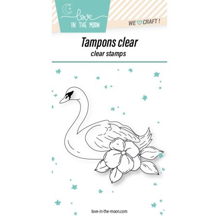 Tampon "Cigne Fleuri"