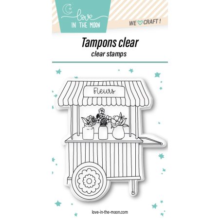 Tampon "Roulotte Fleurie"