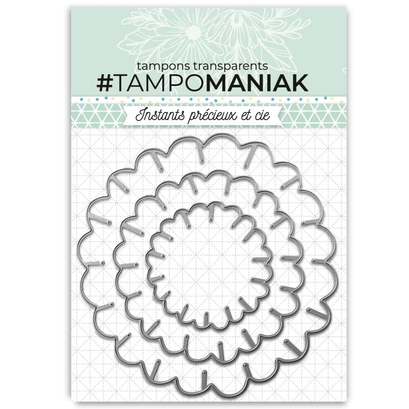 Set de 3 matrices de découpes / dies - Galette Bretonne