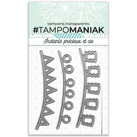 Set de 3 troqueles/troqueles de corte - Guirnaldas navideñas