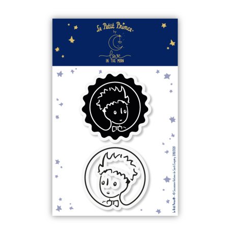 2 tampons transparents "Macaron Petit Prince" - Le Petit Prince