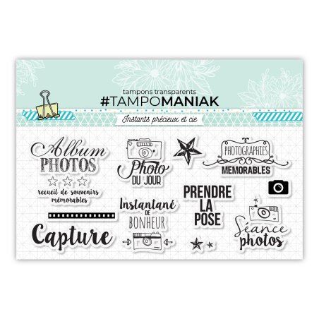 Tampons album photos - 10x21cm