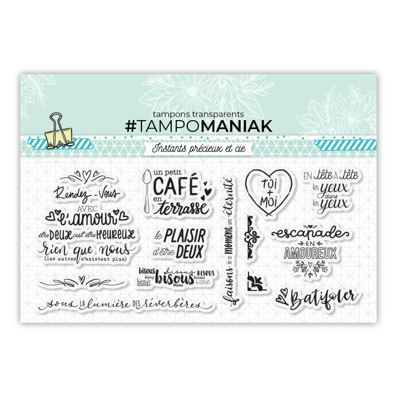 Tampon escapade en amoureux - 10x21cm