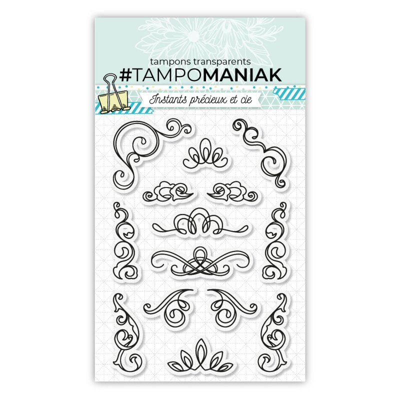 Tampon arabesques 2 - 10x15cm