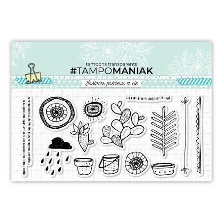 ¡Tampón verde! - 10x21cm