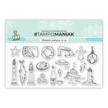 Paseo de sellos en Bretaña - 10x21cm