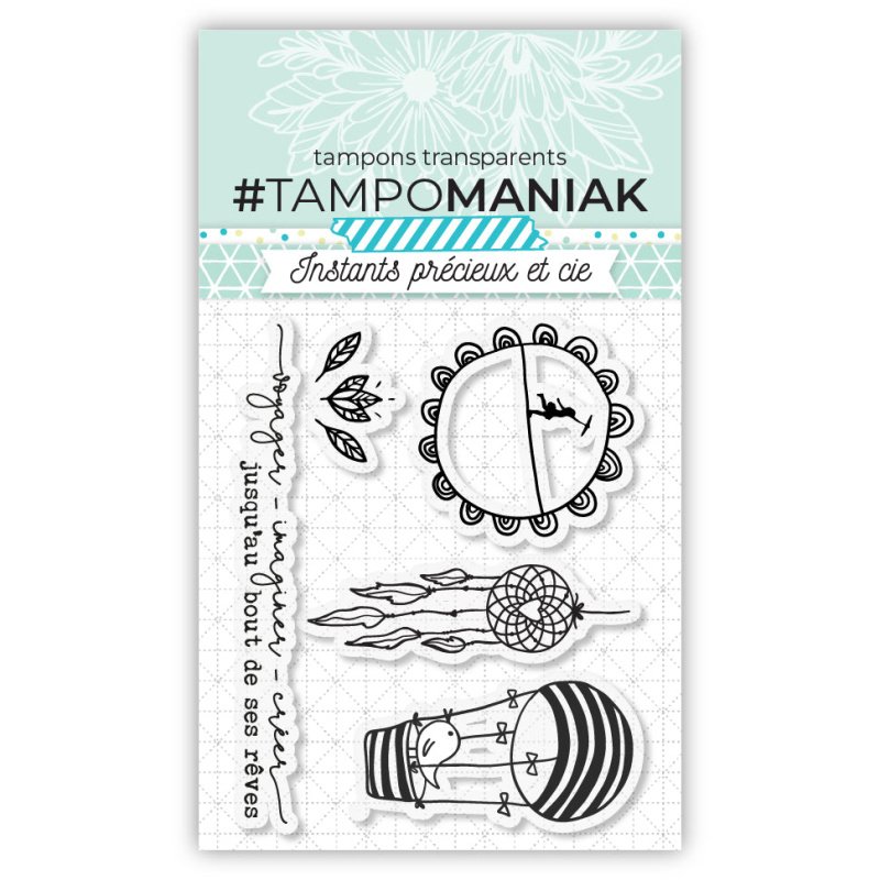 Tampon jusqu'au bout de ses rêves - 7,5x7cm