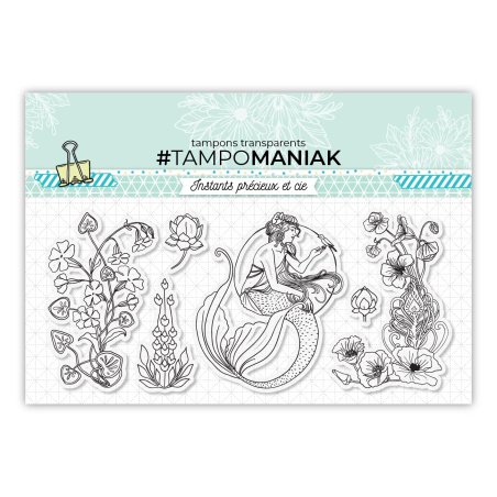 Sello moderno Art Nouveau - 10x21cm