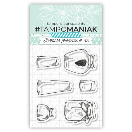 Jarrones de tampones - 7,5x7cm