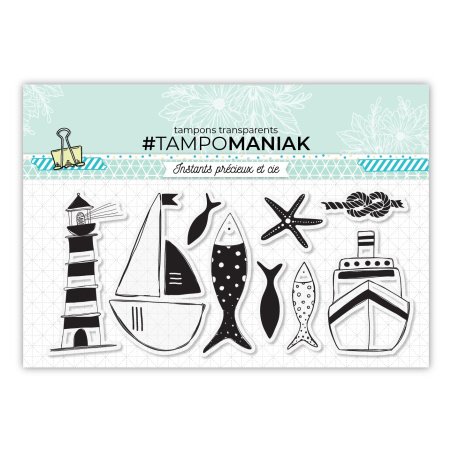 ¡A estampar, oh mi barco! - 10x21cm