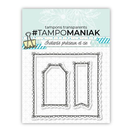 Sello de vieira hecho a mano - 10x10cm