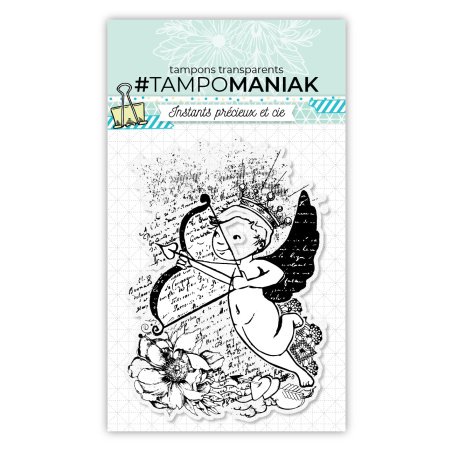 Tampón cupidon transparente - 10x15cm