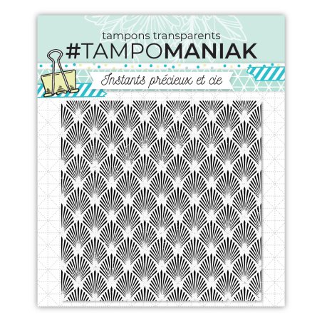 Sello de fondo - palma - 15x15cm