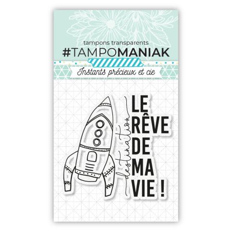 Tampon le rêve de ma vie - 7,5x7cm