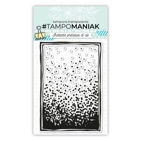 Tampon mm flocons - 10x15cm