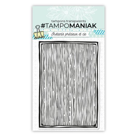 Tampón mm rayas - 10x15cm