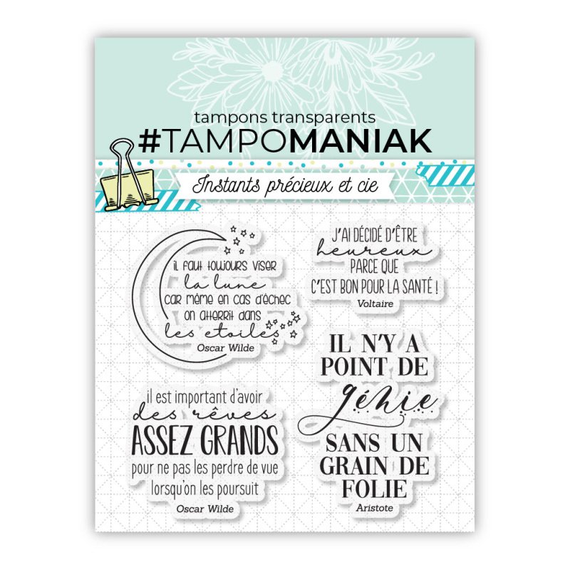 Planche de tampons - Rêves assez grands - 10x10cm