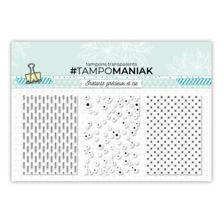 Sellos de fondo - patrones pequeños - 10x21cm