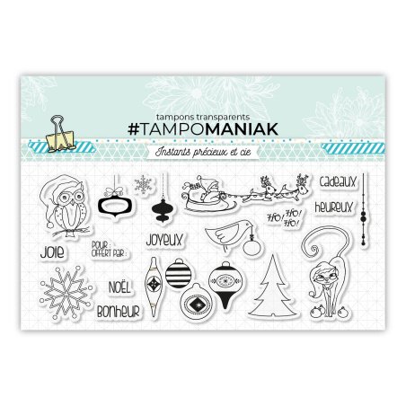 Tampons noël et hiver - 10x21cm