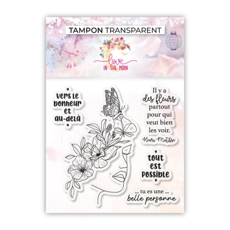 Set de 5 tampons - Le bonheur & au-delà - 10,5x10cm