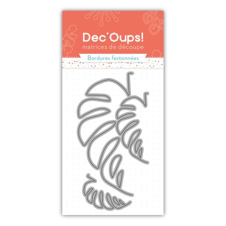 Set de 3 matrices de découpe philodendron - 24x11cm