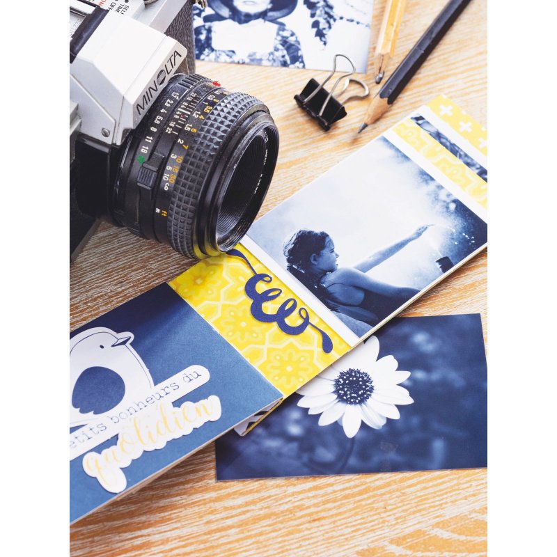 Kit pour créer mini-album photo "Paradis" en papier