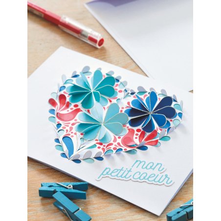 Kit pour créer une carte popup en papier