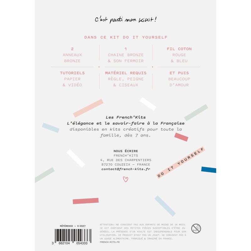 Kit Macramé Pendentifs - Noeuds & Pompon