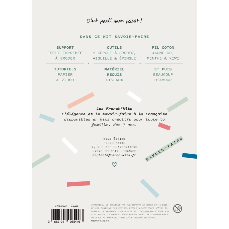 Kit Broderie Green - Aloe Vera