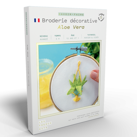 Kit Broderie Green - Aloe Vera