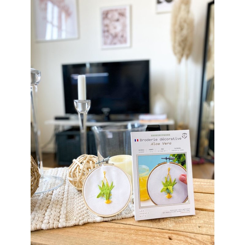Kit Broderie Green - Aloe Vera