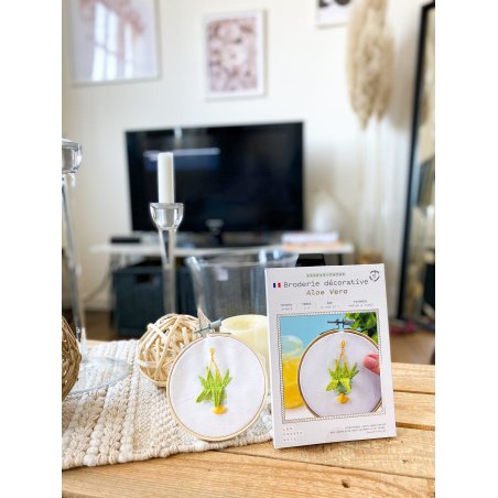 Kit Broderie Green - Aloe Vera