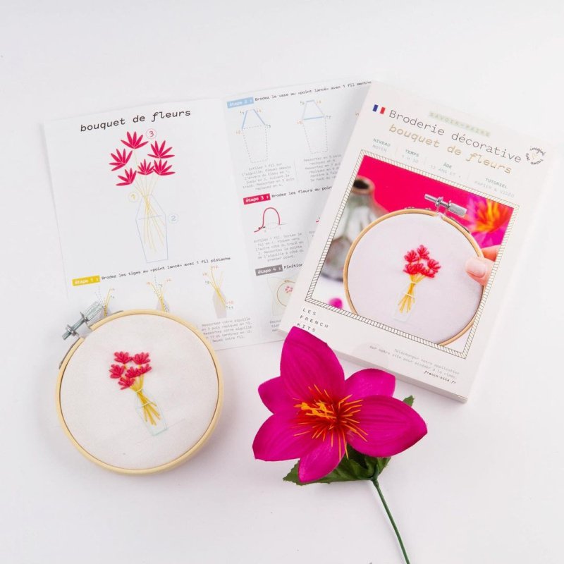 Kit Broderie Fleur