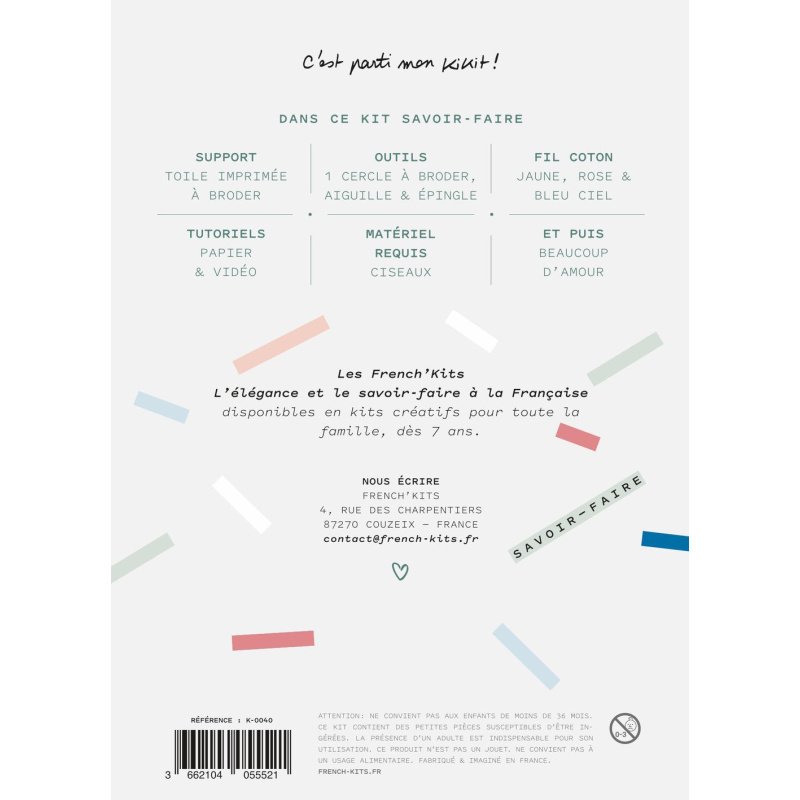 Kit Broderie Montgolfière