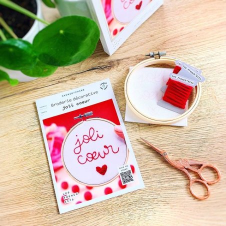 Kit Broderie Joli Cœur