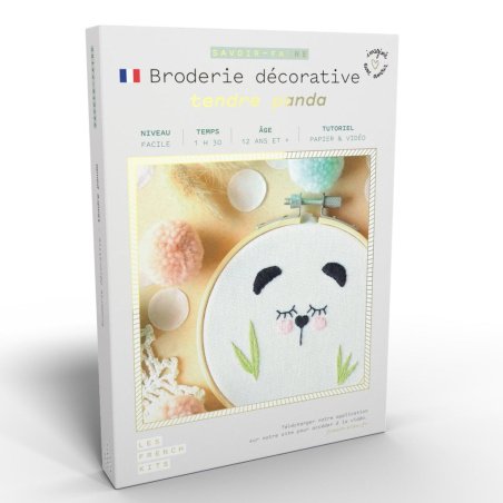 Kit Broderie Panda