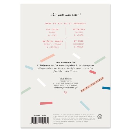 Kit Macramé Bracelet - Jolies Feuilles