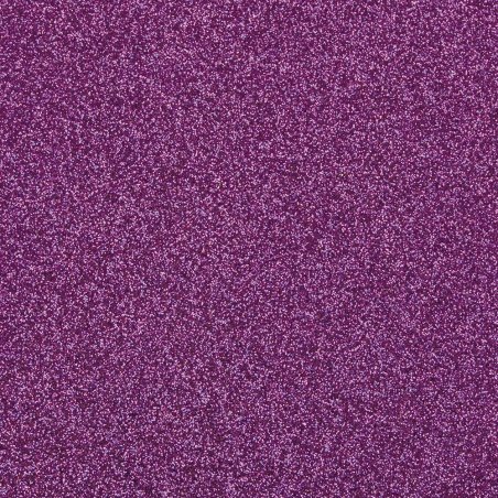 Gamme Glitter : 12 couleurs de papiers Paillettes - Set de 5 feuilles A4 - 250g/m2 - paillettes / glitters - Violet