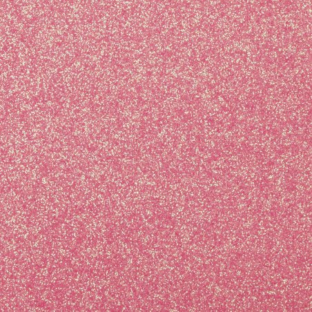 Gamme Glitter : 12 couleurs de papiers Paillettes - Set de 5 feuilles A4 - 250g/m2 - paillettes / glitters - Rose