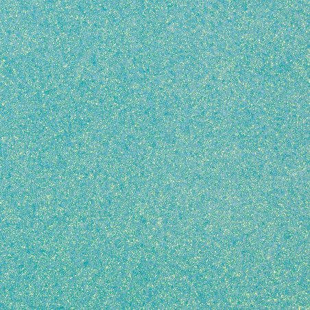 Gama Glitter: 12 colores de papeles Glitter - Juego de 5 hojas A4 - 250g/m2 - lentejuelas / brillantina - Turquesa