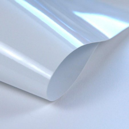 Blanco brillo - Paquete de 5 hojas - 30x30cm - Blanco