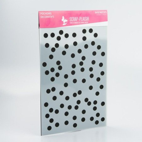 Plantilla decorativa Basi'Motifs grande - Lunares