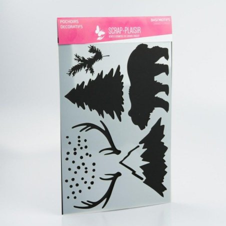 Plantilla decorativa Basi'Motifs grande - invierno