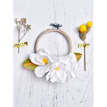 Kit Art Floral "Décoration murale" - Eglantines