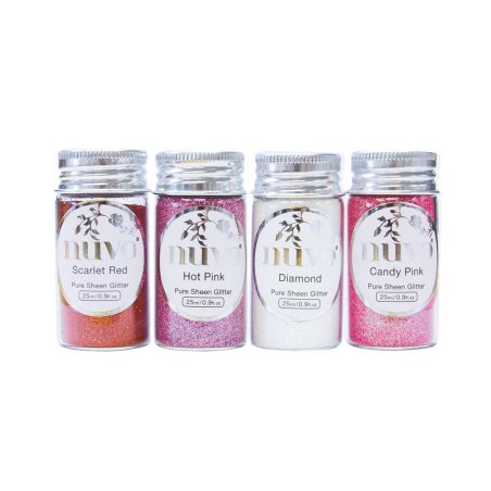 Lentejuelas brillantes: rojo, blanco, rosa, rosa claro.