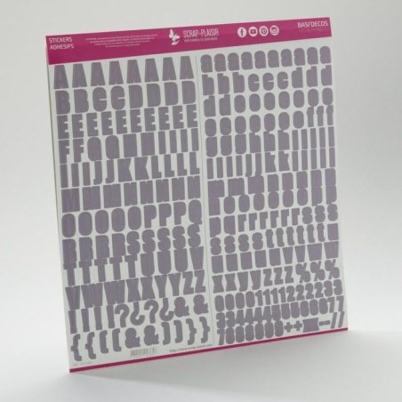 Stickers Basi'Decos Les Alphabets