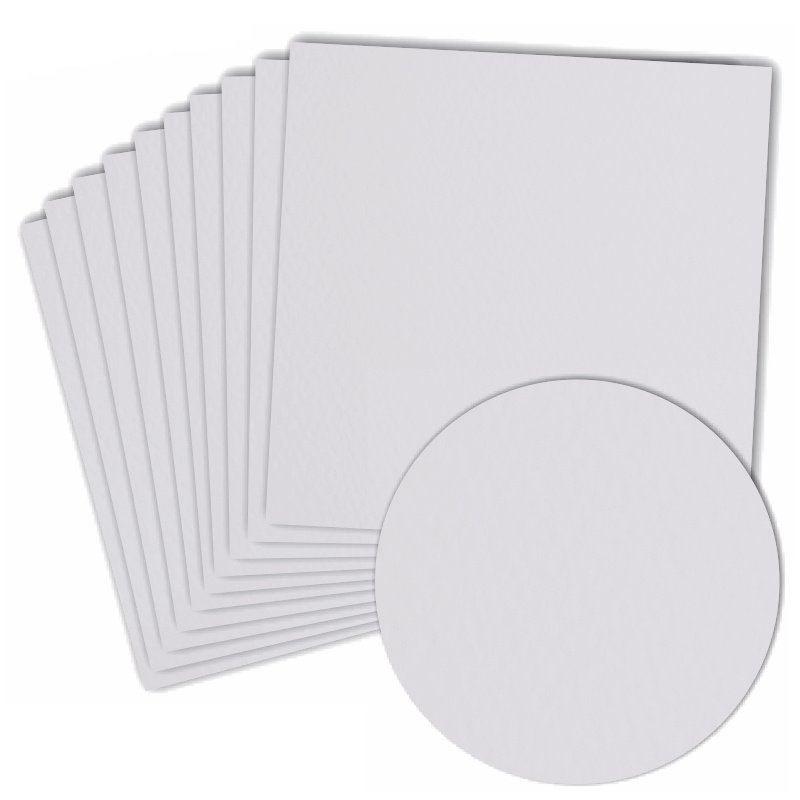 Lot de 100 papiers gris - 250g idéal pour animatrices