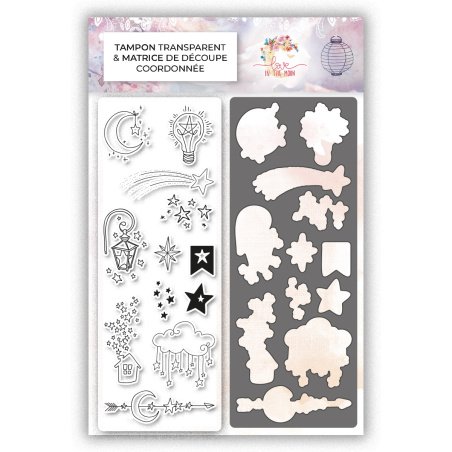 Sellos y matrices combinados - Estrellas