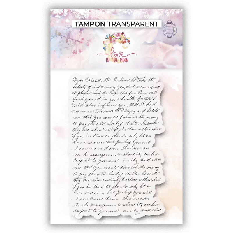 Tampon de fond - Ecriture manuscrite