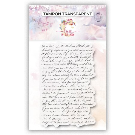 Tampon de fond - Ecriture manuscrite
